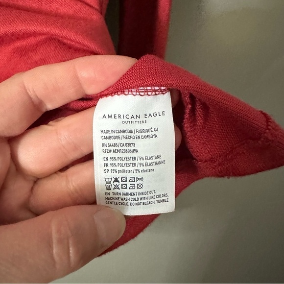 American Eagle Vneck Long sleeve - Picture 5 of 6